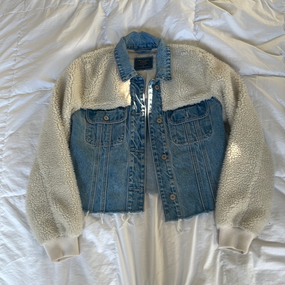 Abercrombie and fitch jean jacket